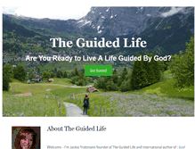 Tablet Screenshot of guidedchristianmeditation.com